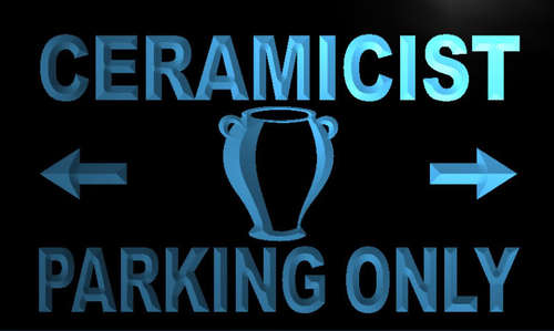 Ceramicist Parking Only Neon Light Sign